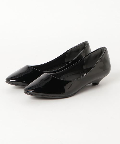 KOBE LETTUCE（コウベレタス）の「3cmヒールクッションラウンドトゥパンプス（パンプス・レディース・ブラック/ベージュ/ネイビー/グレー/ブラック系その他/パープル系その他/ピンクベージュ/ブラック系その他2/チェリーピンク/ライトベージュ/ミント/グレイッシュベージュ/ベージュ系その他・LL/3L/S/M/L）」の3枚目の写真