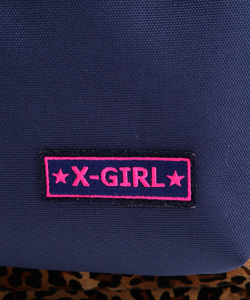 X-girl（エックスガール）の「LEOPARD BACKPACK（バックパック/リュック・レディース・レッド/ブラック/ネイビー・ONE SIZE）」の7枚目の写真