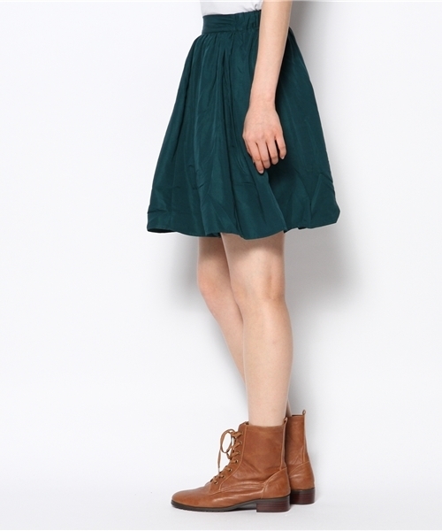 WEGO（ウィゴー）の「WEGO/カラーミドルスカート（スカート・レディース・オフホワイト/ブラック/ダークグリーン/ネイビー/レッド・FREE）」の6枚目の写真