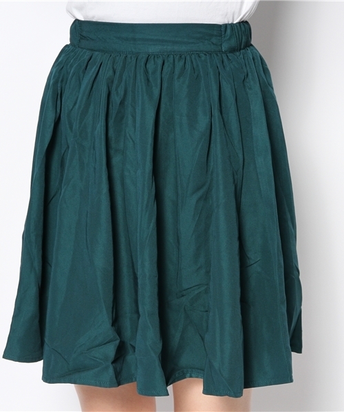 WEGO（ウィゴー）の「WEGO/カラーミドルスカート（スカート・レディース・オフホワイト/ブラック/ダークグリーン/ネイビー/レッド・FREE）」の8枚目の写真