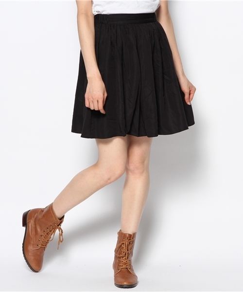 WEGO（ウィゴー）の「WEGO/カラーミドルスカート（スカート・レディース・オフホワイト/ブラック/ダークグリーン/ネイビー/レッド・FREE）」の14枚目の写真