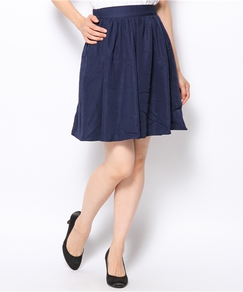 WEGO（ウィゴー）の「WEGO/カラーミドルスカート（スカート・レディース・オフホワイト/ブラック/ダークグリーン/ネイビー/レッド・FREE）」の16枚目の写真