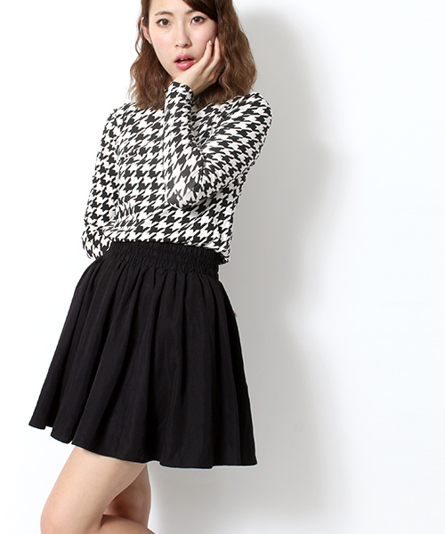 WEGO（ウィゴー）の「WEGO/カラーミドルスカート（スカート・レディース・オフホワイト/ブラック/ダークグリーン/ネイビー/レッド・FREE）」の18枚目の写真