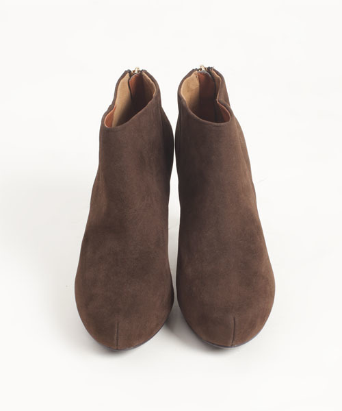 NANO universe（ナノユニバース）の「バックジップショートブーティー（ブーティ・レディース・ブラック/グレー/ダークブラウン/ベージュ・36/37/38）」の5枚目の写真