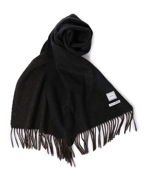 SHIPS(シップス)の「SD: 【カシミヤ】ソリッド リバーシブル マフラー(マフラー・メンズ・ナチュラル/ブラウン/ライトブルー/ネイビー/ライトグリーン/ダークグレー/ダークブラウン/コバルトブルー/スカイブルー・ONE SIZE)」の2枚目の写真