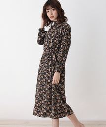 Grove グローブ の 花柄プリントシャーリングワンピ ワンピース Wear