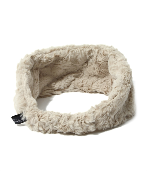 CIAOPANIC（チャオパニック）の「【Ciaopanic】ファーヘアバンド（ヘアバンド・レディース・ブラウン/グレー/ベージュ・FREE）」の4枚目の写真