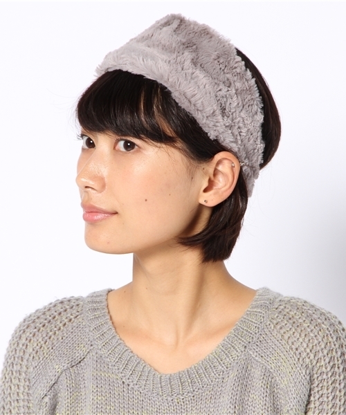 CIAOPANIC（チャオパニック）の「【Ciaopanic】ファーヘアバンド（ヘアバンド・レディース・ブラウン/グレー/ベージュ・FREE）」の6枚目の写真