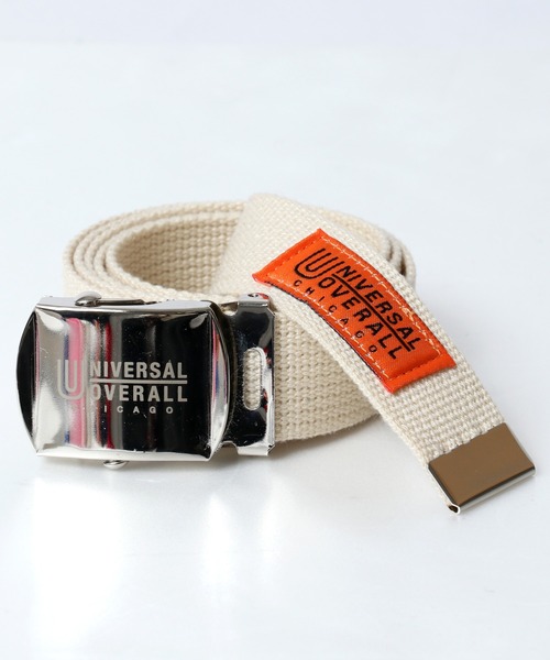 UNIVERSAL OVERALL（ユニバーサルオーバーオール）の「UNIVERSAL OVERALL/ユニバーサルオーバーオール GIベルト ガチャベルト（ベルト・メンズ・ライトグレー/ブラック/ネイビー/レッド/オフホワイト/ピンク/イエロー/ブルー/グリーン/キャメル・FREE）」の2枚目の写真