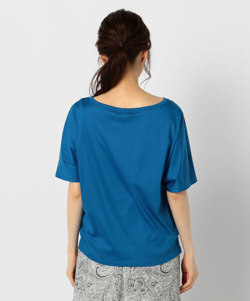 NOLLEY’S(ノーリーズ)の「スムースドルマンショートスリーブTシャツ(Tシャツ/カットソー・レディース・ホワイト/ブラック/ブルー・38)」の17枚目の写真
