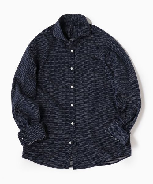SHIPS(シップス)の「SC: ドット セミワイドカラー シャツ(シャツ/ブラウス・メンズ・ホワイト/ダークブルー/ネイビー/ライトブルー・X-LARGE/SMALL/LARGE/MEDIUM)」の13枚目の写真