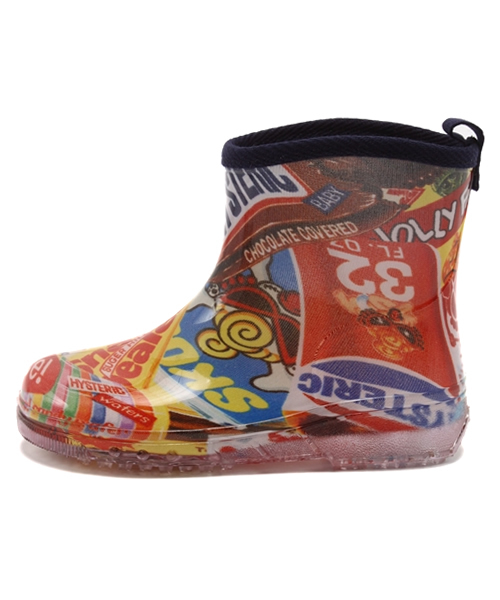 HYSTERIC MINI(ヒステリックミニ)の「 Wacky Package 総柄 レインシューズ(レインシューズ・キッズ・マルチ・18/16/14)」の9枚目の写真