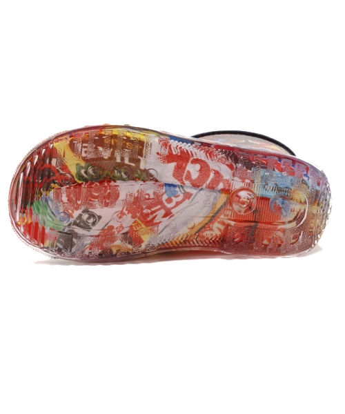 HYSTERIC MINI(ヒステリックミニ)の「 Wacky Package 総柄 レインシューズ(レインシューズ・キッズ・マルチ・18/16/14)」の8枚目の写真