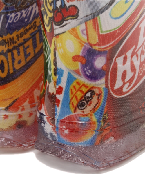 HYSTERIC MINI(ヒステリックミニ)の「 Wacky Package 総柄 レインシューズ(レインシューズ・キッズ・マルチ・18/16/14)」の4枚目の写真