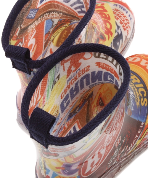 HYSTERIC MINI(ヒステリックミニ)の「 Wacky Package 総柄 レインシューズ(レインシューズ・キッズ・マルチ・18/16/14)」の3枚目の写真