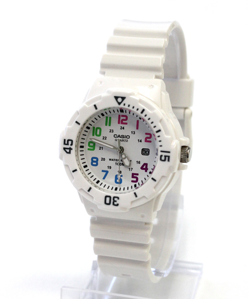 mystic（ミスティック）の「CASIO スポーツアナログレディース（アナログ腕時計・レディース・ホワイト/ブラック/マルチ・FREE）」の3枚目の写真