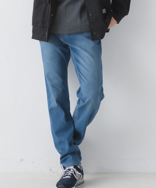 OMNES Another Edition（オムネス アナザーエディション）の「【ユニセックス】裏起毛ボンディングシガレットパンツ（その他パンツ・レディース・ホワイト/ブラック/ベージュ/ネイビー/グレー/カーキ/ブルー系その他/ワンウォッシュ/ブルー系その他2/ブルー系その他3・SMALL/MEDIUM/LARGE/X-LARGE/XXX-LARGE/XXXX-LARGE/XX-LARGE）」の10枚目の写真