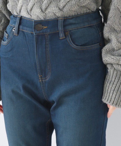 OMNES Another Edition（オムネス アナザーエディション）の「【ユニセックス】裏起毛ボンディングシガレットパンツ（その他パンツ・レディース・ホワイト/ブラック/ベージュ/ネイビー/グレー/カーキ/ブルー系その他/ワンウォッシュ/ブルー系その他2/ブルー系その他3・SMALL/MEDIUM/LARGE/X-LARGE/XXX-LARGE/XXXX-LARGE/XX-LARGE）」の11枚目の写真