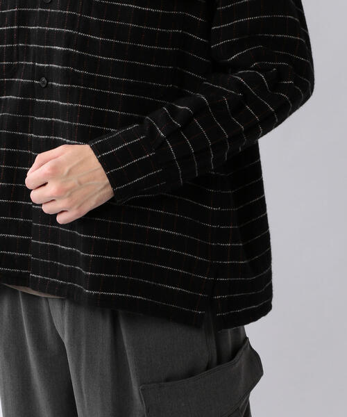 Steven Alan(スティーブンアラン)の「<KAPTAIN SUNSHINE> OPEN COLLER SHIRT/シャツ(シャツ/ブラウス・メンズ・ナチュラル/ブラック・38/40)」の7枚目の写真