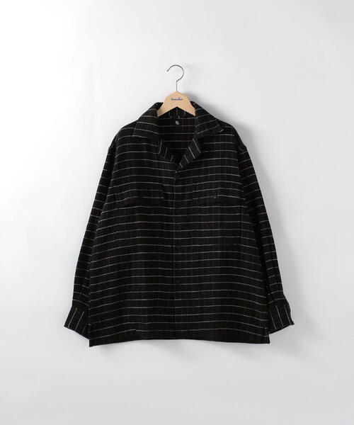 Steven Alan(スティーブンアラン)の「<KAPTAIN SUNSHINE> OPEN COLLER SHIRT/シャツ(シャツ/ブラウス・メンズ・ナチュラル/ブラック・38/40)」の15枚目の写真