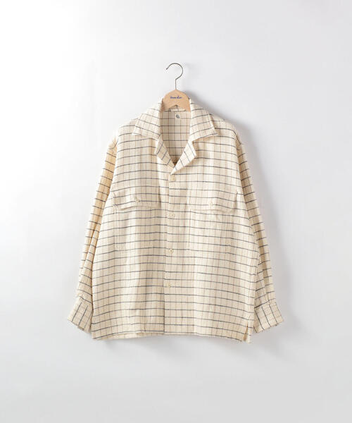 Steven Alan(スティーブンアラン)の「<KAPTAIN SUNSHINE> OPEN COLLER SHIRT/シャツ(シャツ/ブラウス・メンズ・ナチュラル/ブラック・38/40)」の16枚目の写真
