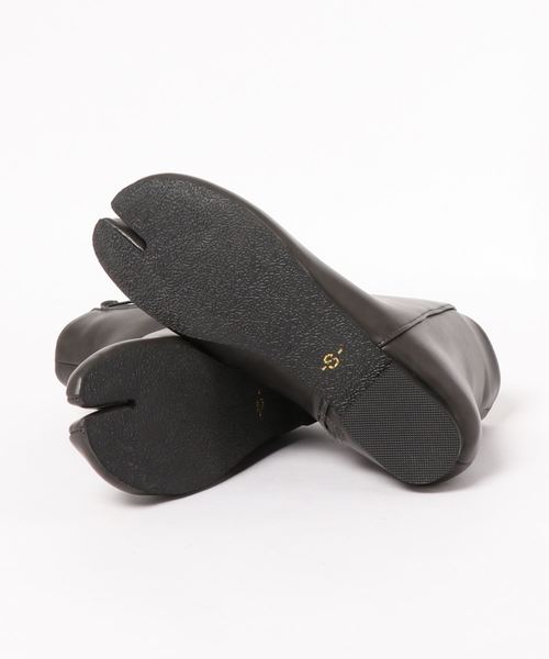 KOBE LETTUCE（コウベレタス）の「足袋ショートブーツ（ブーツ・レディース・ブラック/ダークグレー/キャメル・S/M/L）」の5枚目の写真