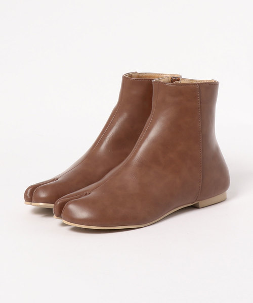 KOBE LETTUCE（コウベレタス）の「足袋ショートブーツ（ブーツ・レディース・ブラック/ダークグレー/キャメル・S/M/L）」の8枚目の写真