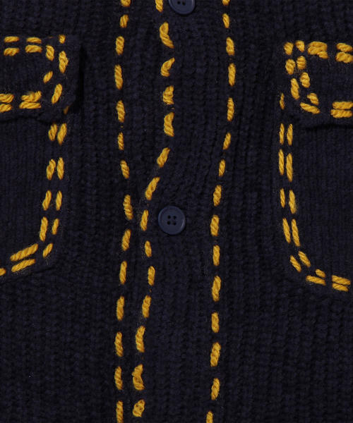 PHINGERIN（フィンガリン）の「＜PHINGERIN＞ PG1 KNIT/ニット（ニット/セーター・メンズ・ブラック/ネイビー・SMALL/LARGE/MEDIUM）」の3枚目の写真