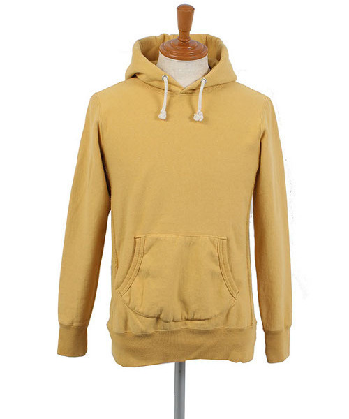 Denime(ドゥニーム)の「HEAVY SWEAT PULLOVER PARKA(パーカー・メンズ・ブラック/グレー/オートミール/ネイビー/イエロー・SMALL/LARGE/MEDIUM)」の1枚目の写真