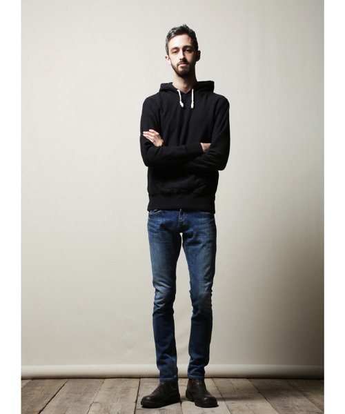 Denime(ドゥニーム)の「HEAVY SWEAT PULLOVER PARKA(パーカー・メンズ・ブラック/グレー/オートミール/ネイビー/イエロー・SMALL/LARGE/MEDIUM)」の11枚目の写真