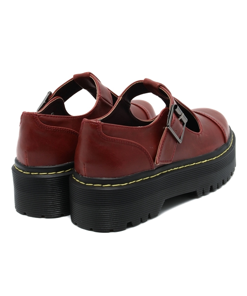 WEGO（ウィゴー）の「WEGO/Tストラップシューズ（ドレスシューズ・レディース・ブラック/ワイン・24.5/23.5）」の10枚目の写真