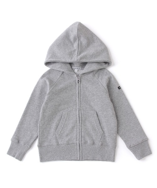 b・ROOM（ビールーム）の「【WEB限定】ベーシック裏毛フルジップ長袖パーカー（パーカー・キッズ・ライトピンク/サックスブルー/トップグレー/アイボリー/チャコール/ピンク/ベージュ/ライトカーキ・150/90/100/110/120/130/140）」の22枚目の写真