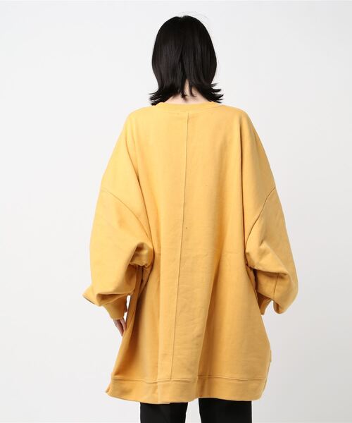 45R 裏毛の908スウェット 9.8サイズ　イエロー 45Rヨコ裏毛の908スウェット: WOMEN｜45R