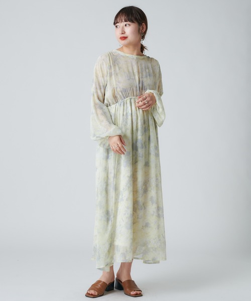 mystic（ミスティック）の「BACKリボンワンピース（ワンピース・レディース・グリーン/オレンジ/イエロー・FREE）」の2枚目の写真