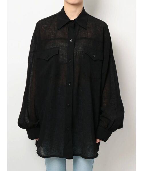 EMODA（エモダ）の「ボーイズエアリーシャツ（シャツ/ブラウス・レディース・ブラック/ライム/その他/その他1・FREE）」の12枚目の写真