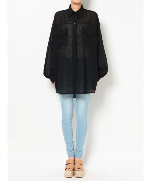 EMODA（エモダ）の「ボーイズエアリーシャツ（シャツ/ブラウス・レディース・ブラック/ライム/その他/その他1・FREE）」の20枚目の写真