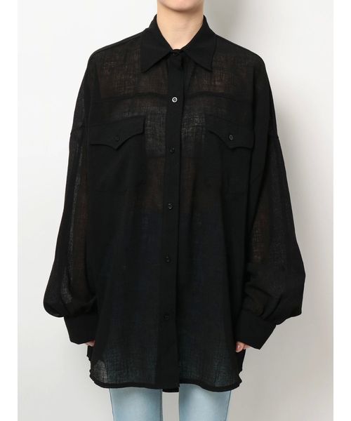 EMODA（エモダ）の「ボーイズエアリーシャツ（シャツ/ブラウス・レディース・ブラック/ライム/その他/その他1・FREE）」の22枚目の写真