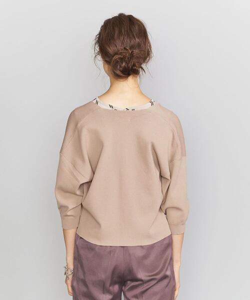 BEAUTY&YOUTH UNITED ARROWS(ビューティーアンドユースユナイテッドアローズ)の「BY コットンポリエステルショートニットカーディガン -ウォッシャブル- о(カーディガン/ボレロ・レディース・ライトグレー/ブラック/ベージュ・FREE)」の6枚目の写真
