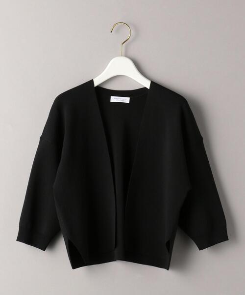 BEAUTY&YOUTH UNITED ARROWS(ビューティーアンドユースユナイテッドアローズ)の「BY コットンポリエステルショートニットカーディガン -ウォッシャブル- о(カーディガン/ボレロ・レディース・ライトグレー/ブラック/ベージュ・FREE)」の11枚目の写真