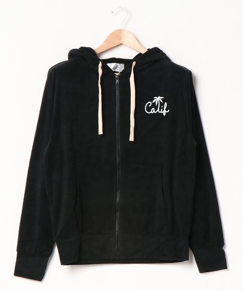 B.I.D.(ビーアイディー)の「パイル プリントジップパーカー(パーカー・レディース・ブラック/ネイビー・LARGE/MEDIUM)」の6枚目の写真