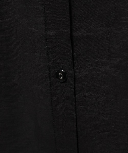 PAGEBOY（ページボーイ）の「シアーバンドカラーワンピースショートスリーブ（ワンピース・レディース・ブラック/グレイッシュベージュ/ワインレッド・FREE）」の18枚目の写真