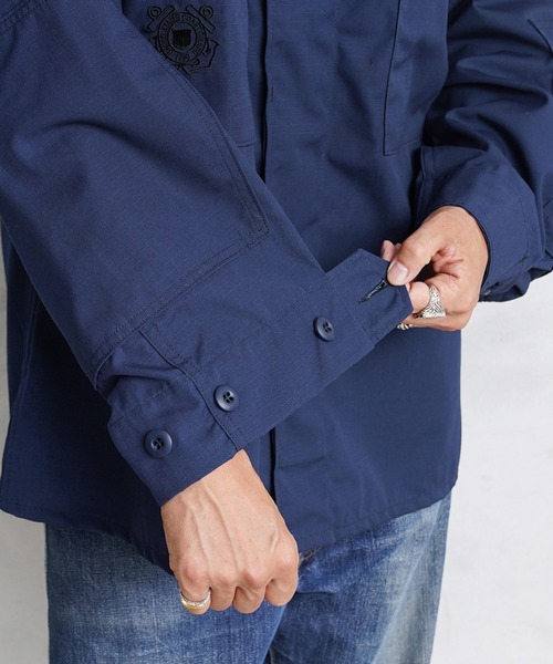 MILITARY（ミリタリー）の「実物 新品 デッドストック 米軍 COAST GUARD（沿岸警備隊）ODU オペレーション ジャケット（ミリタリージャケット・メンズ・ネイビー・36R/38S/42S/46S/44S/42XL/L(41)）」の20枚目の写真