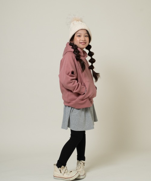 SUNDAYS SUN（サンデイズ サン）の「10分丈スカッツ（レギンス/スパッツ・キッズ・ドット/チェック/レッド/カーキ/ネイビー/グレー/ブラック/キャメル/ピンク・110cm/130cm/120cm/140cm/80ｃｍ/90cm/100cm）」の21枚目の写真