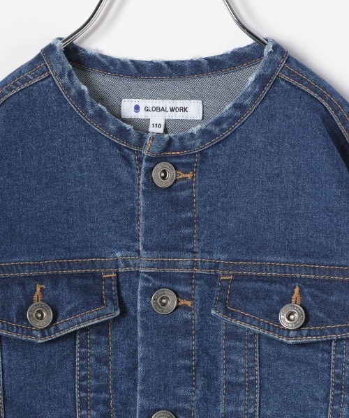 セール】【キッズ】ノーカラーGジャン/891439（デニムジャケット