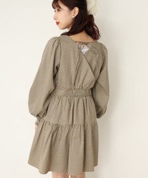 one after another NICE CLAUP | 【WEB限定】ティアードミニワンピース(ワンピース)