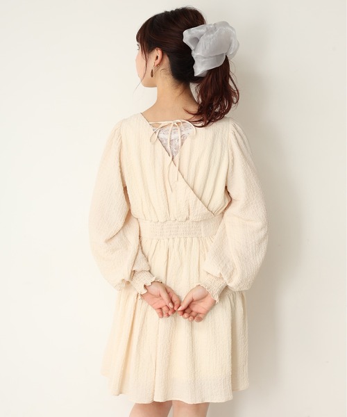 one after another NICE CLAUP（ワンアフターアナザーナイスクラップ）の「【WEB限定】ティアードミニワンピース（ワンピース・レディース・アイボリー/ブラック/チェック・FREE）」の9枚目の写真