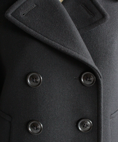 BEAUTY&YOUTH UNITED ARROWS（ビューティーアンドユースユナイテッドアローズ）の「BYBC ∵メルトンPコート◆（ピーコート・レディース・ブラック/ベージュ/ネイビー・LARGE/SMALL/MEDIUM）」の20枚目の写真