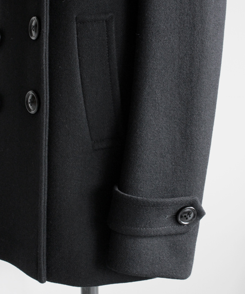 BEAUTY&YOUTH UNITED ARROWS（ビューティーアンドユースユナイテッドアローズ）の「BYBC ∵メルトンPコート◆（ピーコート・レディース・ブラック/ベージュ/ネイビー・LARGE/SMALL/MEDIUM）」の21枚目の写真