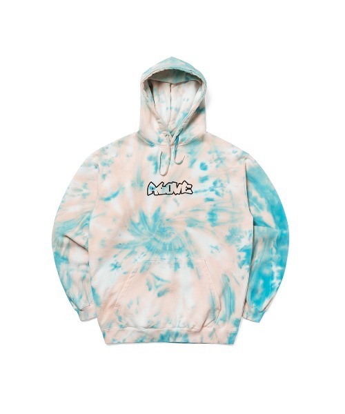 A6OVE（アヴォブ）の「COMIC LOGO TIE DYE HOODY（パーカー）」 - WEAR