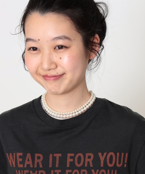 BEAMS BOY(ビームスボーイ)の「パールチョーカー セット(ネックレス・レディース・ホワイト・ONE SIZE)」の6枚目の写真